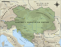 Austro-Hungarian Empire Map thumbnail