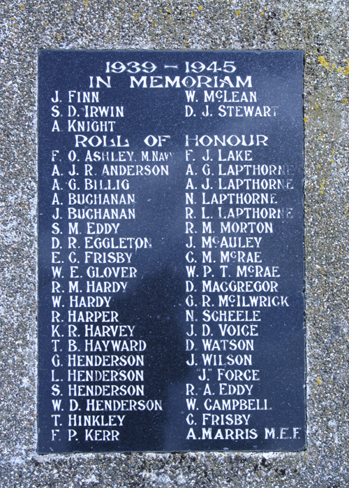 Detail from the memorial