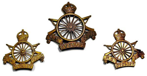 NZ Cyclist Corps badge