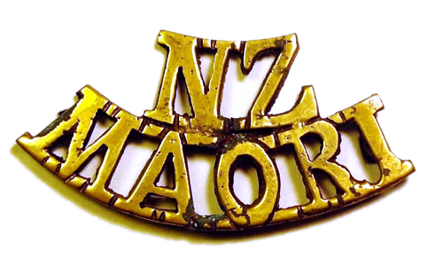 NZ Maori Contingent shoulder title