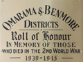 Omarama war memorial hall