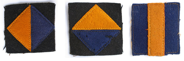 Otago Infantry cloth patches
