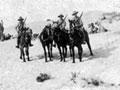 New Zealand mounted patrol at railhead, 1916