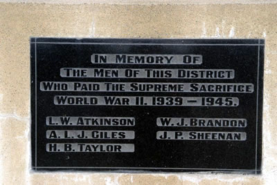 Prebbleton memorial detail
