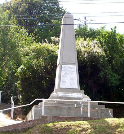 memorial from front
