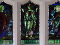 Main panels in the memorial window