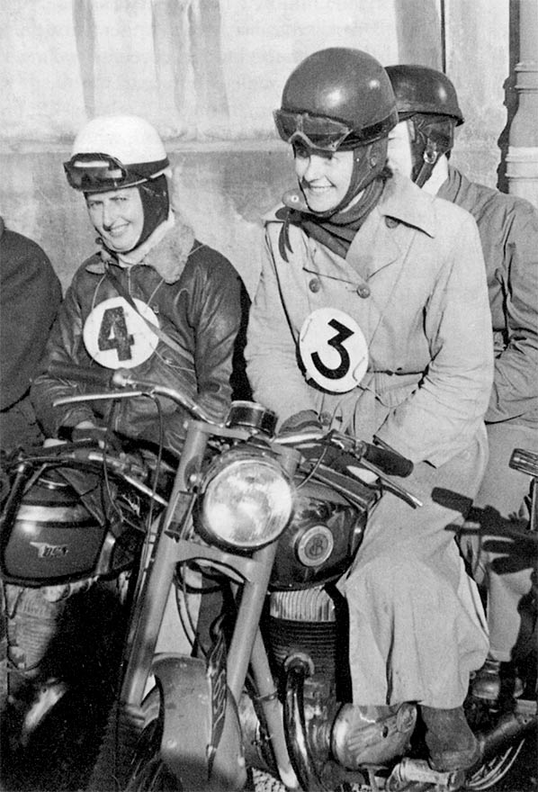 Women's International Motorcycle Association members, 1956