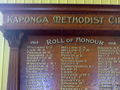 St John’s and St Mark’s rolls of honour, Kaponga