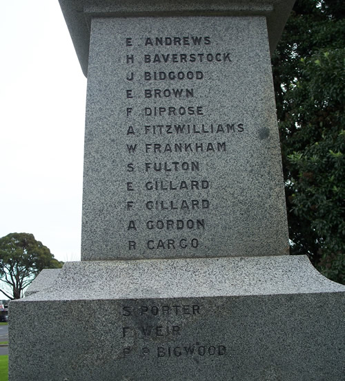 Otara memorial (detail)