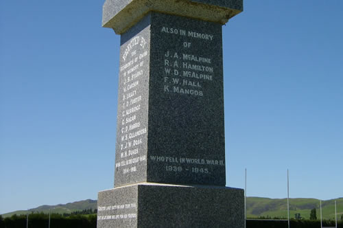 Omihi war memorial