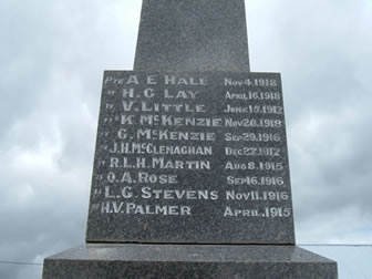 Rangiwahia memorial