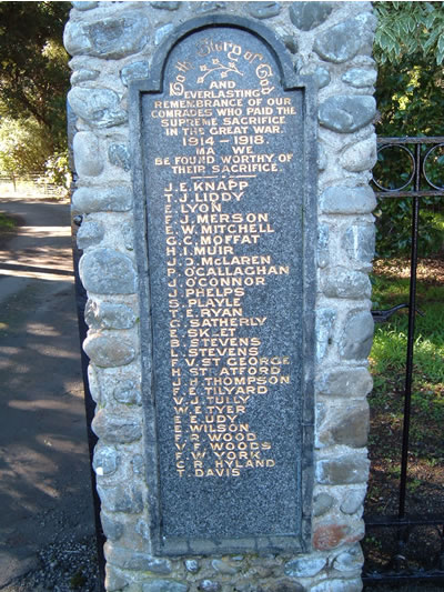 Greytown memorial
