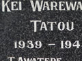 Detail showing names