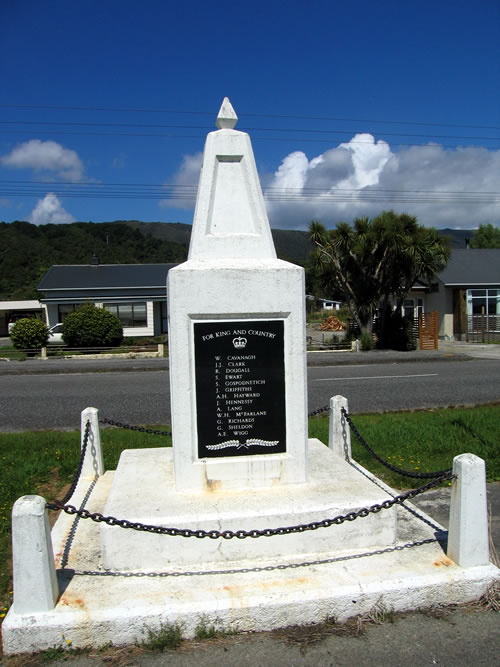 Waimangaroa memorial