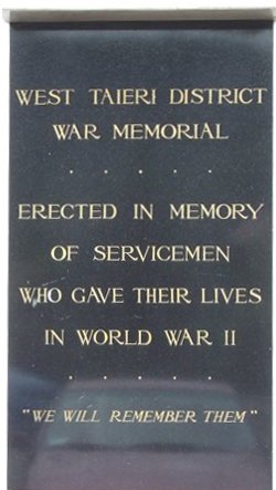 plaque from memorial