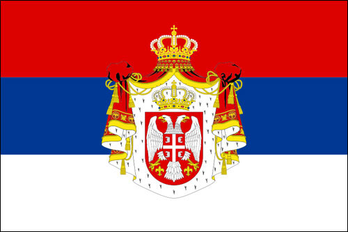 Kingdom of Serbia flag Kingdom of Serbia flag